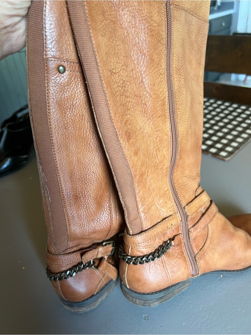 Marc Fisher boots. Size 7. Cognac color. - Picture 3 of 3